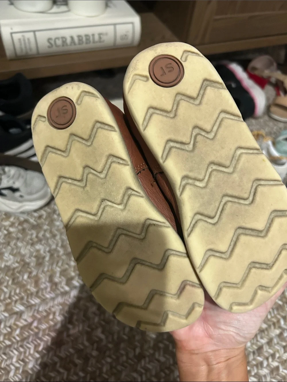 Skechers Toddler Brown Mary Jane Hook-and-Loop Shoes